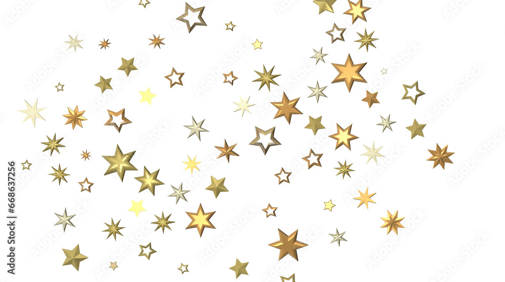 Journey to the Cosmos: Immerse Yourself in a 3D Gold Stars Rainfall Journey to the Cosmos: Immerse Yourself in a 3D Gold Stars Rainfall