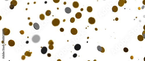 gold Confetti Glitter Overlay