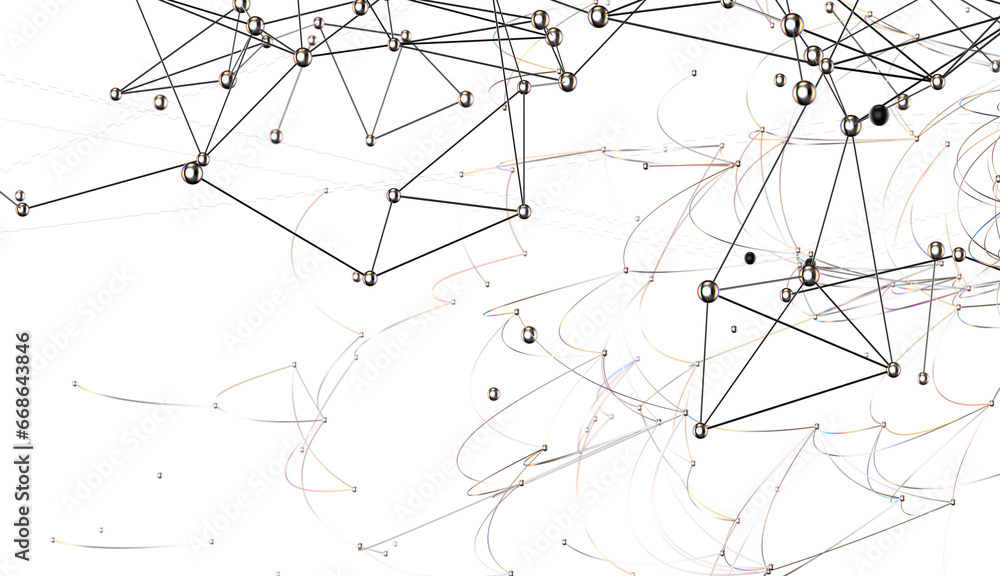 Abstract 3d render, network concept, background Abstract 3d render, network concept, background