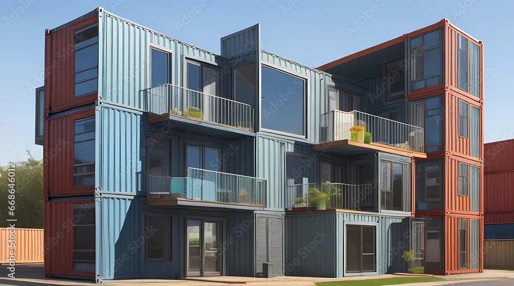 Sleek Urban Dwelling: Container House Magic
