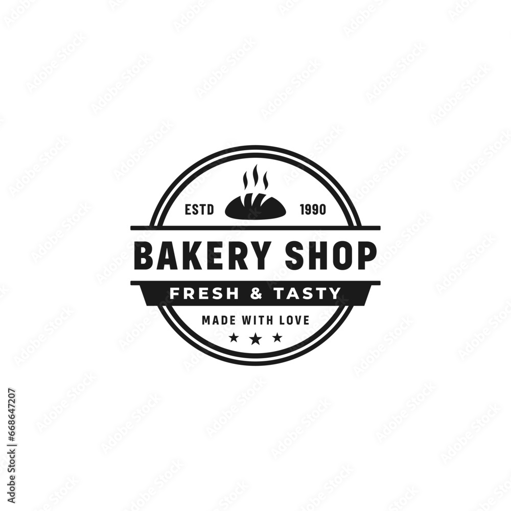 Bakery shop logo or Bakery shop label vector isolated. Best Bakery shop logo for product packaging, websites, print design, and more about Bakery shop. Bakery shop logo or Bakery shop label vector isolated. Best Bakery shop logo for product packaging, websites, print design, and more about Bakery shop.
