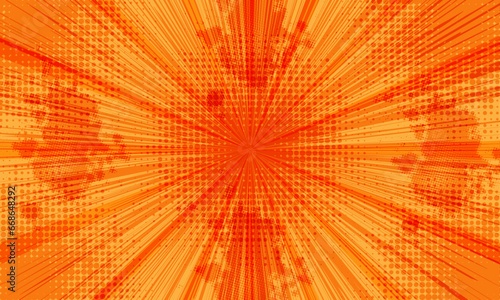 Abstract Vector Background With Rays for Comic or Other 9