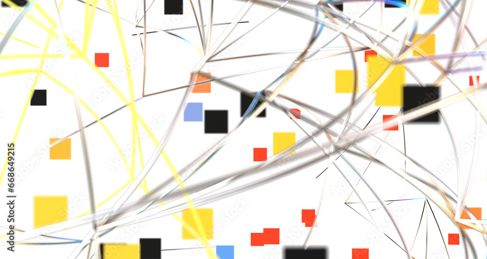 Falling cyber particles. Big data stream. 3d Falling cyber particles. Big data stream. 3d