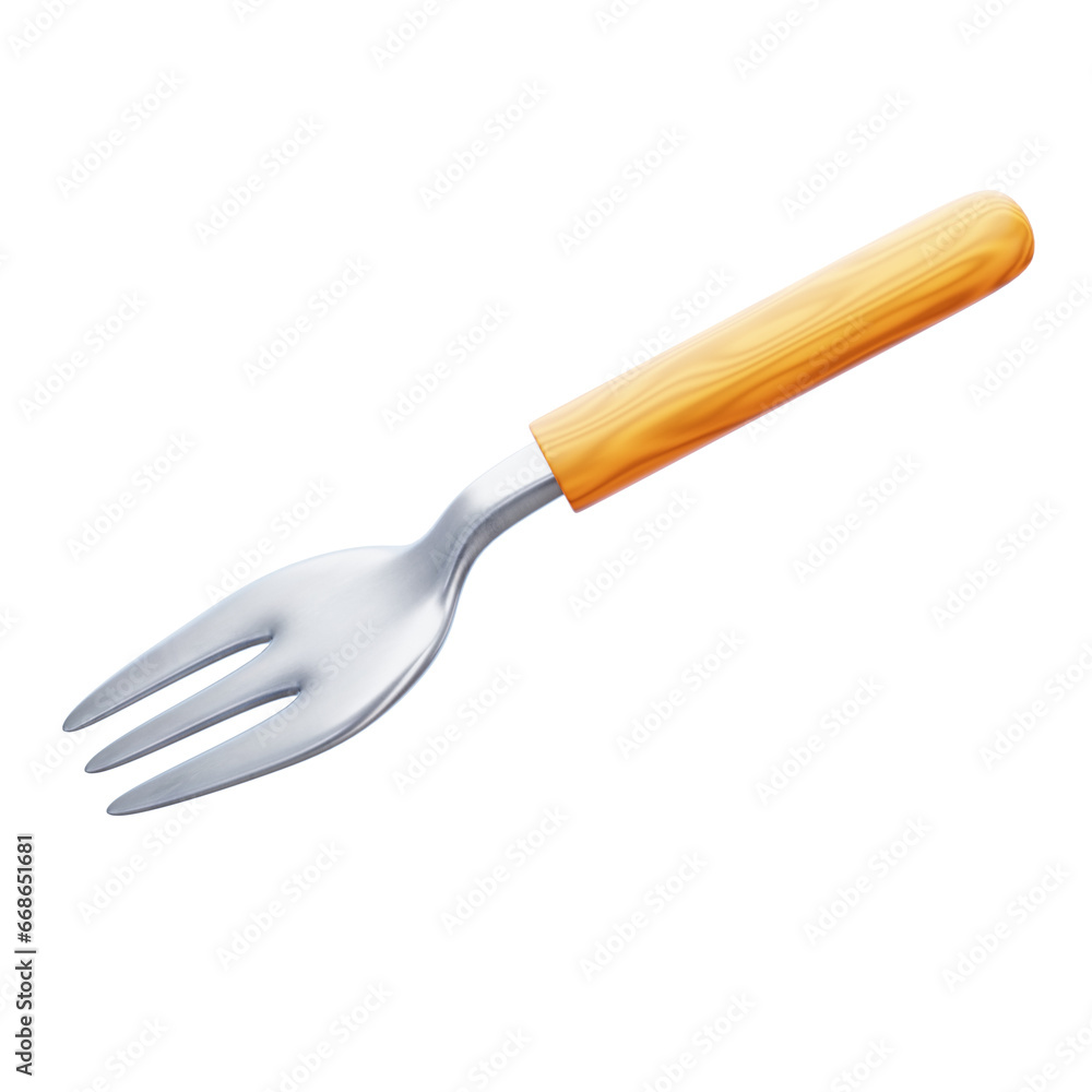 3d fork illustration 3d fork illustration