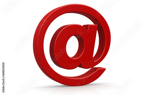 Wallpaper Mural Red Alpha symbol isolated on white background Torontodigital.ca