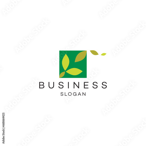 Green leaf nature plantation logo design, Brand Identity, flat icon, monogram, business, editable, eps, royalty free image, corporate brand, creative, icon photo