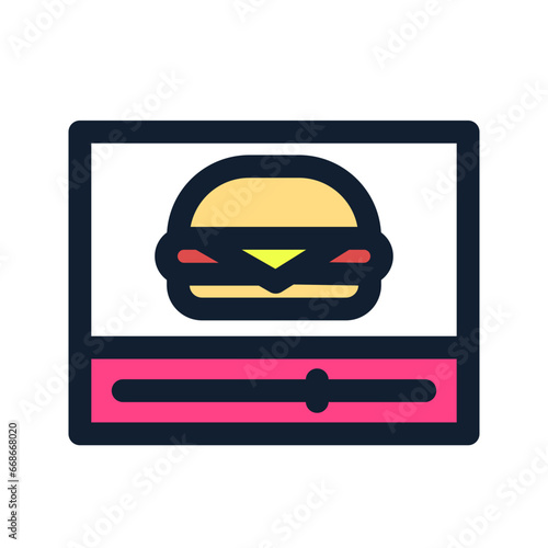 Food Vlogger Icon