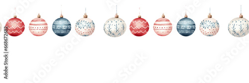 Christmas balls multi color vectors