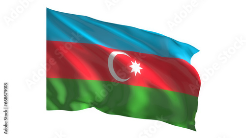 Free Download Azerbaijan national flag on white background. - GFXLoad