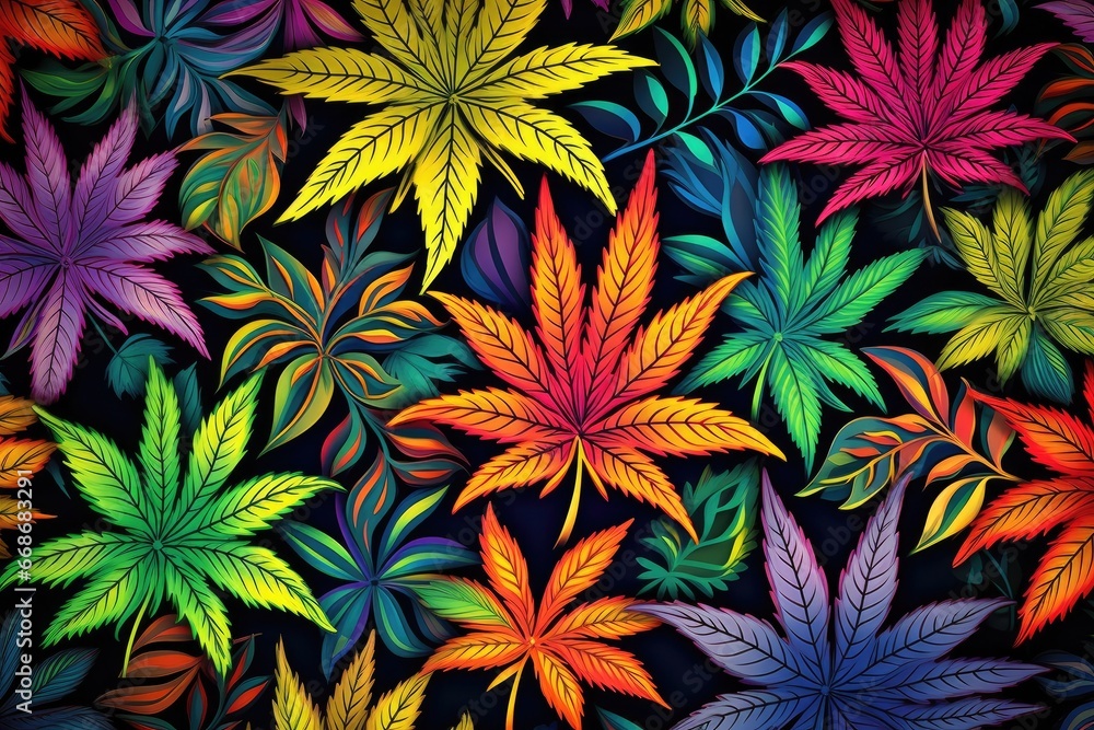 Colorful Weed Colorful Weed