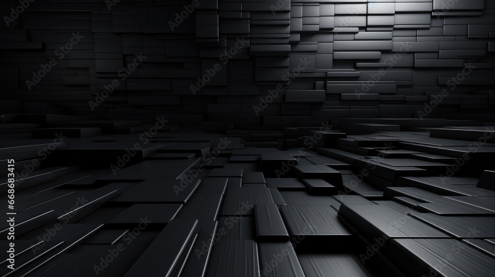 Fotografie Black carbon fiber motion background, Black texture.