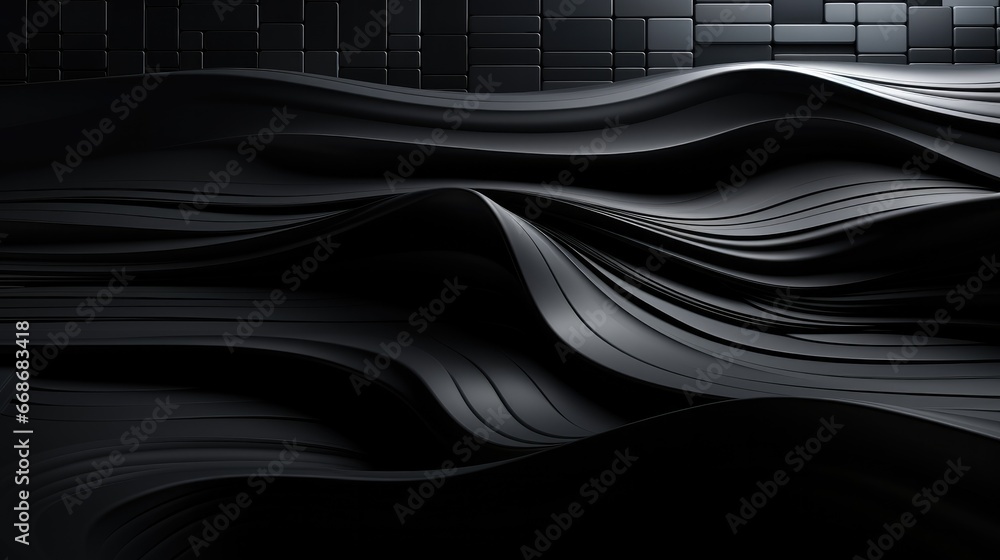 Black carbon fiber motion background, Black texture. - obrazy, fototapety, plakaty 