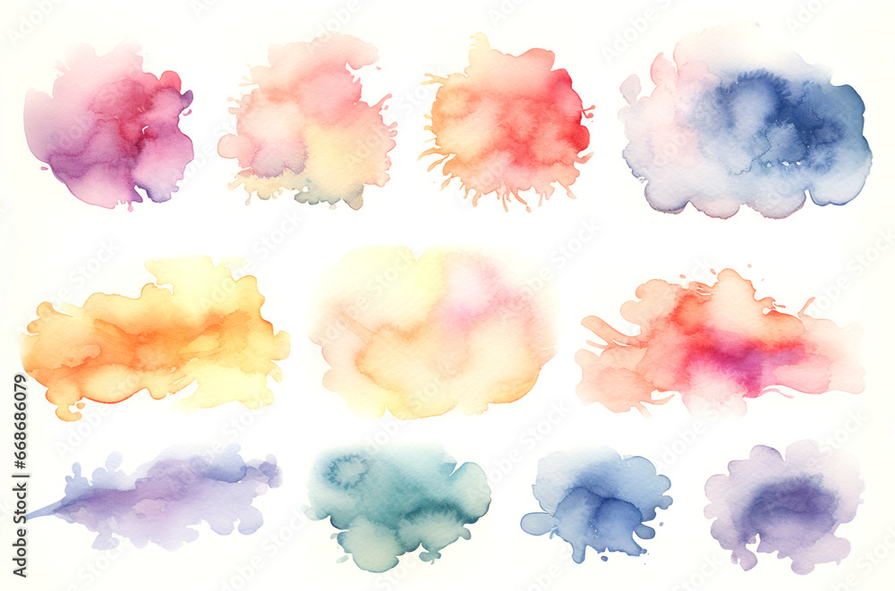 Fotografi 水彩画　イメージ背景イラスト