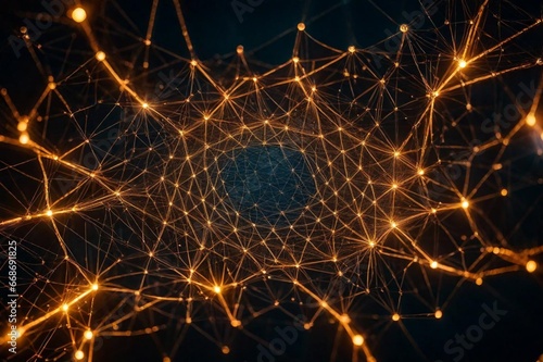 abstract christmas lights