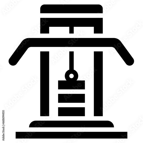  Fitness, Gym, Sport, Lifter, Traning, Weight Icon, Glyph style icon vector illustration, Suitable for website, mobile app, print, presentation, infographic and any other project.