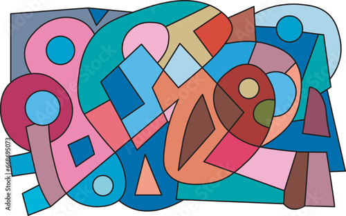 colorful abstract art for wallpaper