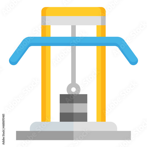  Fitness, Gym, Sport, Lifter, Traning, Weight Icon, Flat style icon vector illustration, Suitable for website, mobile app, print, presentation, infographic and any other project.