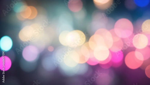 Abstract background with bokeh. Defocused lights backdrop.