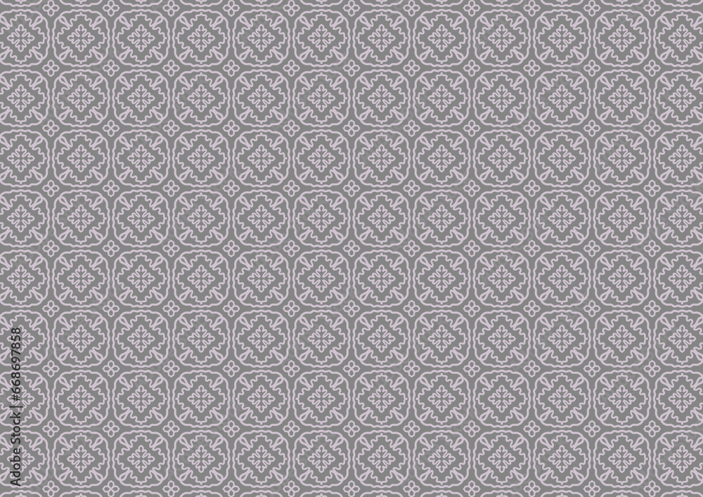 Pattern gray shapes symbols geometric abstract geometric textured backdrop wallpaper print textile stylization retro vintage classic clothing illustration background rug mosaic tile