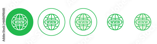 Web icon set. go to web icon. web click icon