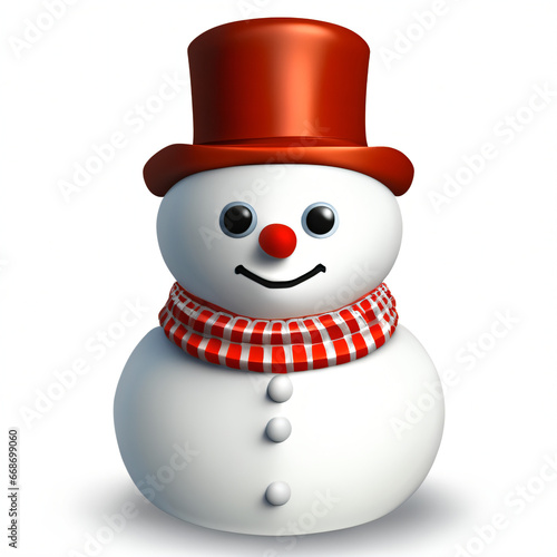 snowman with hat