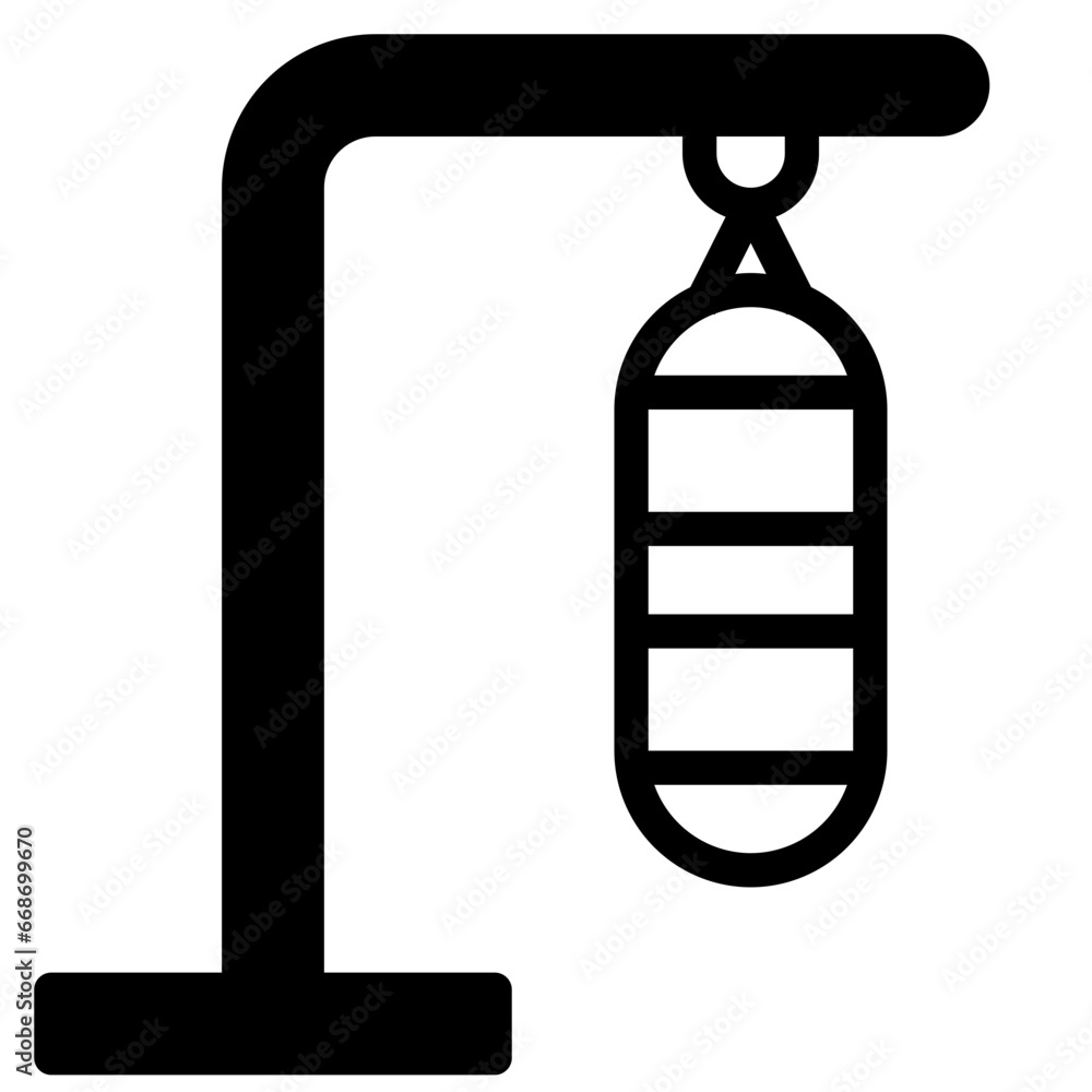 Fitness, Gym, Sport, Bag, Equipment, Health, Punch Icon, Solid style icon vector illustration, Suitable for website, mobile app, print, presentation, infographic and any other project. Fitness, Gym, Sport, Bag, Equipment, Health, Punch Icon, Solid style icon vector illustration, Suitable for website, mobile app, print, presentation, infographic and any other project.