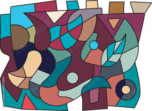 colorful abstract art for wallpaper