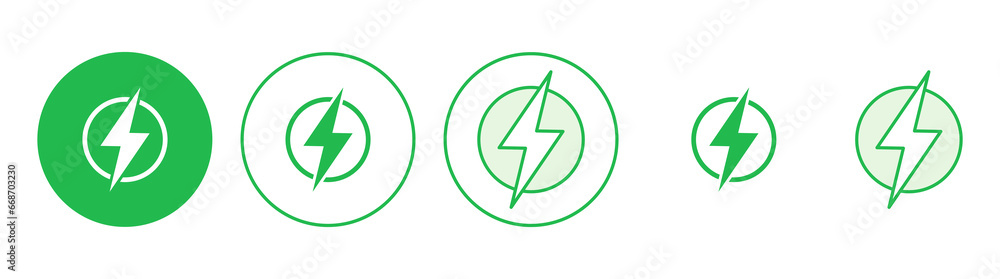 Power icon set. Power Switch Icon. Electric power Power icon set. Power Switch Icon. Electric power