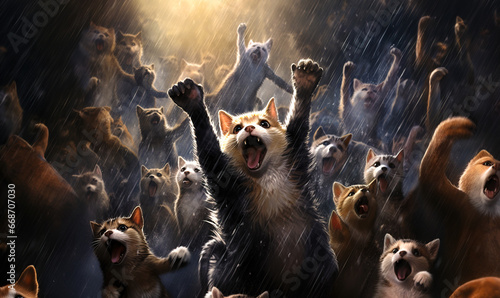 Raining cats and dogs, cat apocalypse