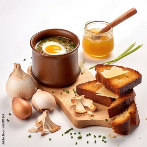 Chicken Bouillon w Egg