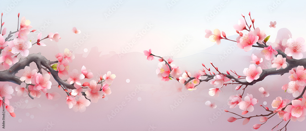 cherry blossom in spring in spring