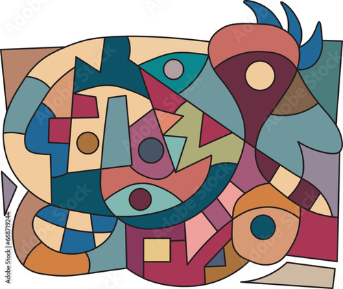 colorful abstract art for wallpaper