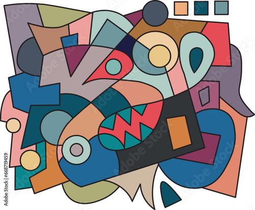 colorful abstract art for wallpaper