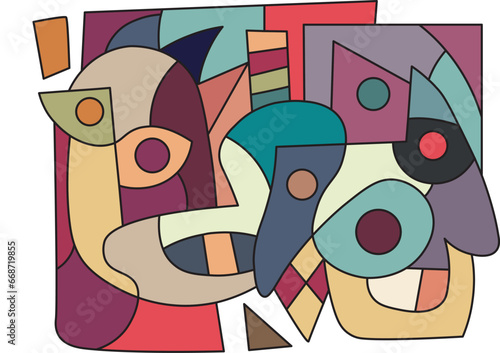 colorful abstract art for wallpaper