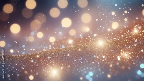 A gorgeous glittery  sparkling  abstract background is a great choice for your project. It will create a feeling of elegance  luxury and dynamism that will captivate your viewers. Generative AI
