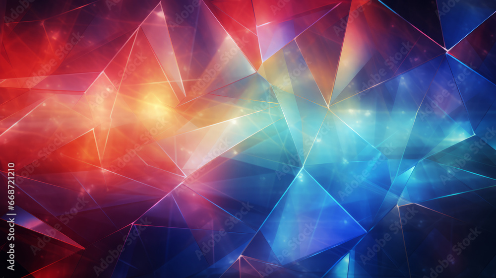 Crystal rainbow prism light effect. Background overlay pattern design. Crystal rainbow prism light effect. Background overlay pattern design.