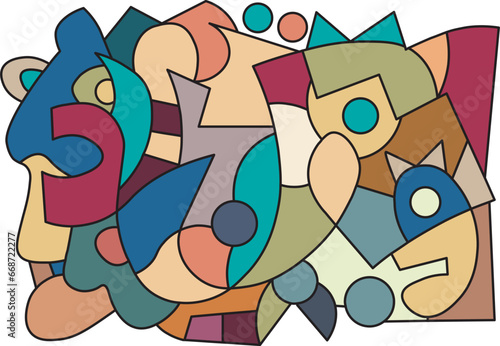 colorful abstract art for wallpaper