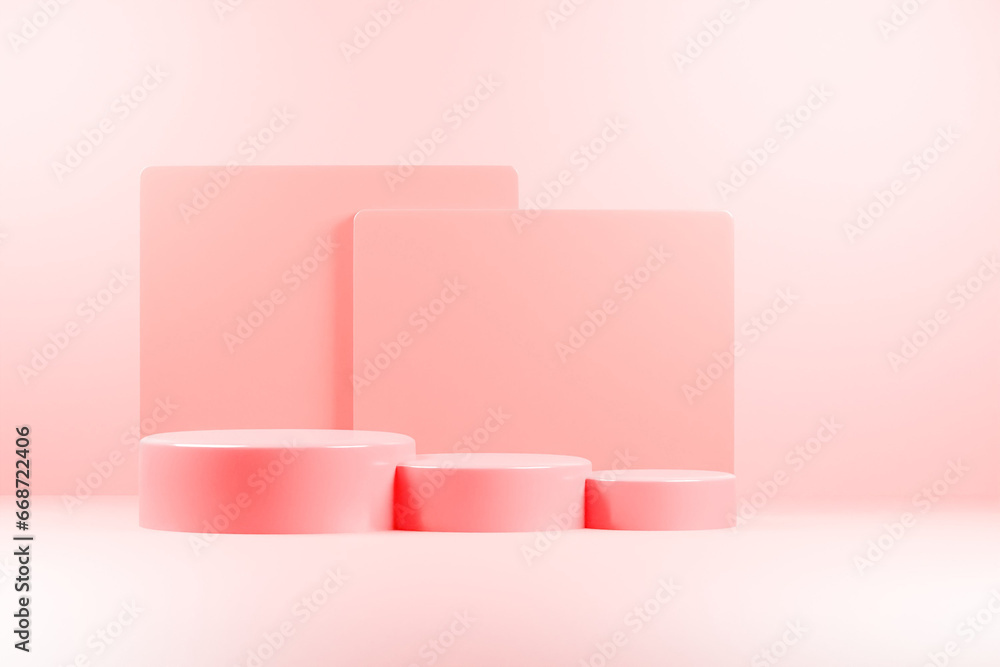 Podium background 3d rendering illustration element product mockup Podium background 3d rendering illustration element product mockup