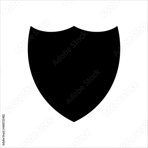 Free Download Shield Icon in trendy flat style isolated on white background. Shield symbol for your web site design. - GFXLoad