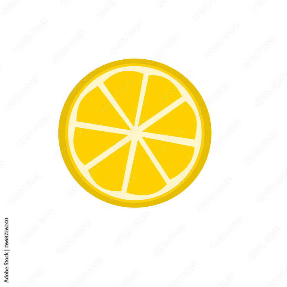 Lemon slice icon vektor Illustration Lemon slice icon vektor Illustration