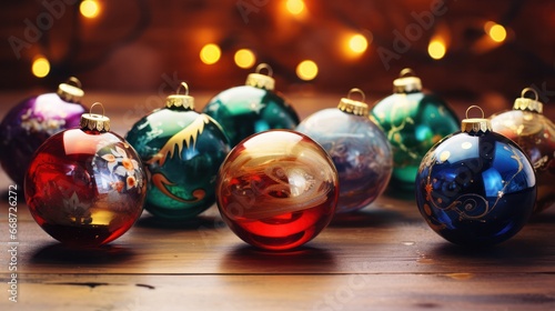 christmas tree ornaments as xmas festive decorations