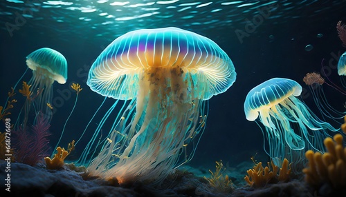 Bioluminescent Wonders  Illuminating the Deep Sea Mysteries
