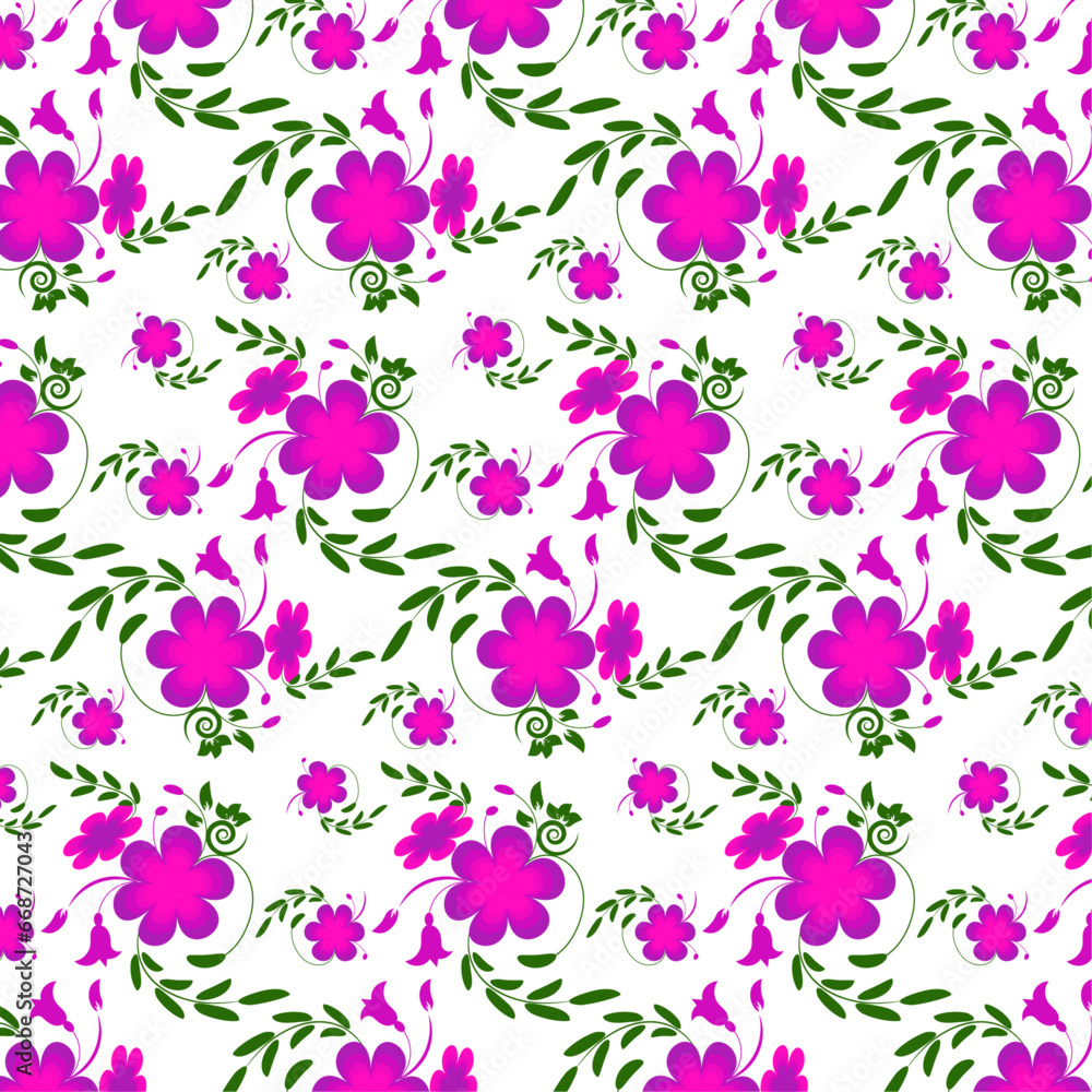 Modern, stylish floral pattern design vector template Modern, stylish floral pattern design vector template