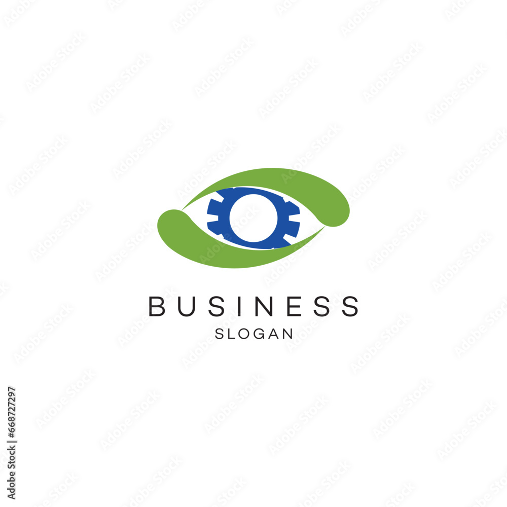 Eye gear industrial production logo design Eye gear industrial production logo design