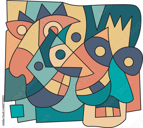 colorful abstract art for wallpaper