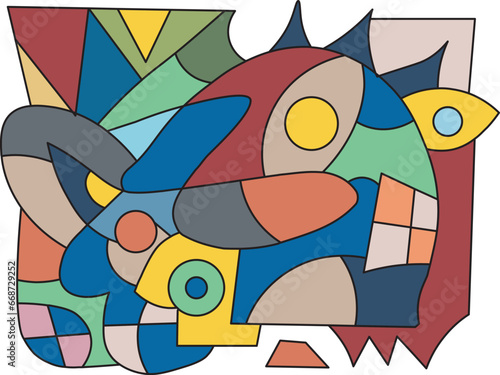 colorful abstract art for wallpaper