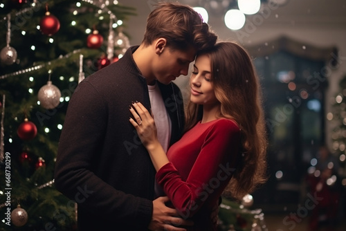 couple at christmas time © Elements Design
