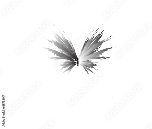 Fototapeta Naklejka Na Ścianę i Meble -  Simple butterfly vector logo design template
