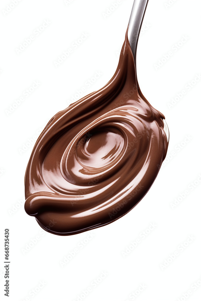 Obraz premium chocolate on white background