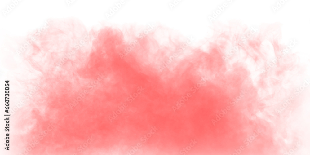 Red Fog PNG for using in graphic design